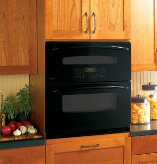 GE Profile 30 Built in Single Double Convection Black Wall Oven