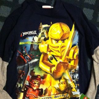 Shirt Long Sleeve Ninja Golden Lloyd Final Battle 14 16 Large