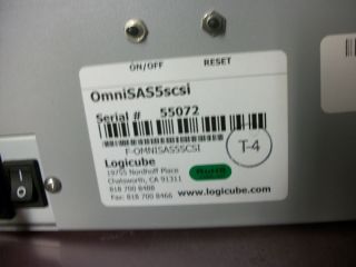 Logicube Omnisas F OMNISAS5SCSI SATA SAS 1 to 5 HDD Duplicator