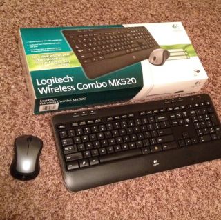 Logitech Wireless Combo MK520 with Keyboard and Laser Mouse
