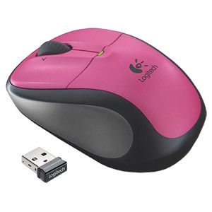 Logitech M305 Laptop Notebook Mouse w Mini USB Receiver Pink