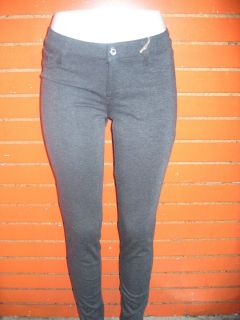 Lolo Jeans Premium Charcoal Gray Black Moleton Skinny Jegging Pants