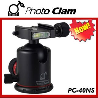 Photo Clam Anodized Ball Head w/ Friction Control PC 40NS (Black