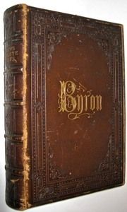 Lord Byrons Works Illustrated Tooled Leather Binding