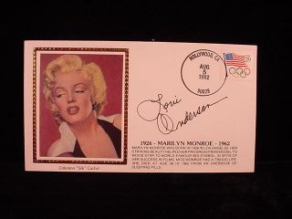Loni Anderson Autographed Marilyn Monroe Cover