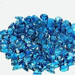Pcs $3 50 Good Oval Shape Natural London Blue Topaz Gemstones