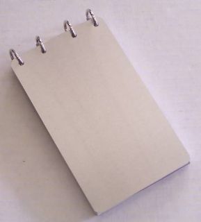 Notebook Planner T354 Aluminum Covers Loose Leaf Spiral 3x 5