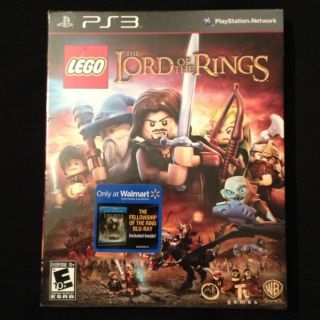 The Lord of the Rings PS3 Game Fellowship of the Ring Blu Ray NIP LOT