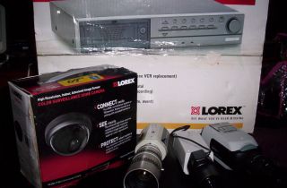 Lorex 4 Channel Security DVR System with 4 Cameras