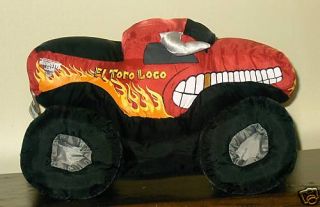 Monster Jam Plush Truck El Toro Loco w Sound