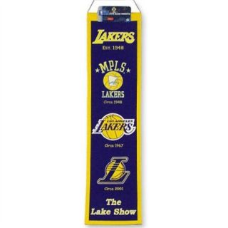 Los Angeles Lakers 32 Wool Heritage Banner NBA