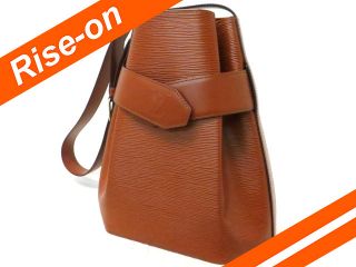 Louis Vuitton Epi Brown Sac D Paule Shoulder Bag 25 Rise On