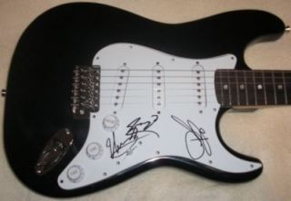 Los Lonely Boys Signed Guitar Autographed x3 RARE Proof