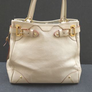 Louis Vuitton Suhali Le Majestueux Blanc White Handbag 100 Auth