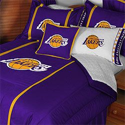 Los Angeles Lakers Basketball Decor Twin Comforter Set