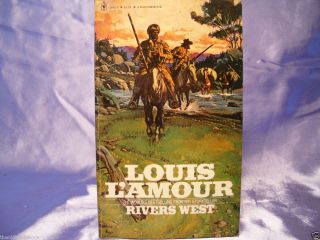 Vintage Western Rivers West by Louis LAmour