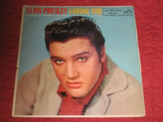 Elvis Presley Loving You Original LP LPM 1515 from Hal Wallis Loving