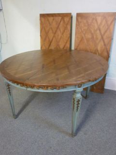Custom Louis XVI French Round Dining Table