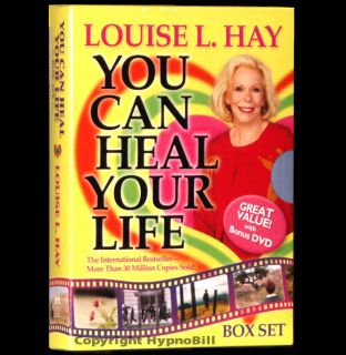 You Can Heal Your Life DVD BOOK Louise L Hay BOX SET Affirmations Life