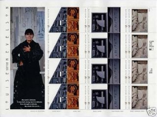Louise Nevelson Pane 20 x 33 Cent U s Postage Stamps 1