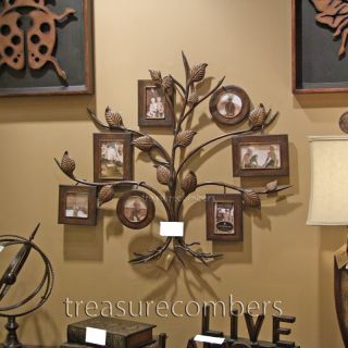 Tuscan Tree Wall Art Photo Collage Hand Forged Metal