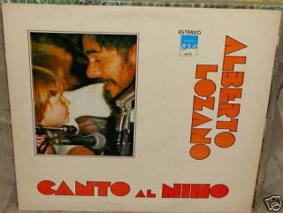 Alberto Lozano CANTO Al Niño LP VG