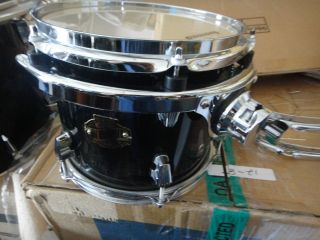Ludwig Element 10x8 Tom in Black with Suspension Mount