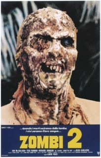 Zombi 2 Movie Poster Horror Cult Dawn of The Dead Lucio Fulci