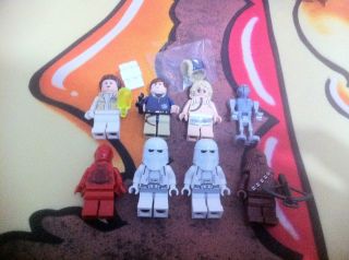 Minifigures Only Hoth Echo Base R 3P0 Figs Lot Star Wars Luke