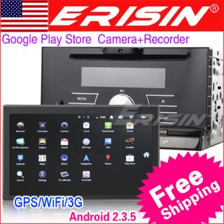 ES7035US 7 2 DIN HD Car DVD Player TV iPod WiFi 3G GPS Google Android