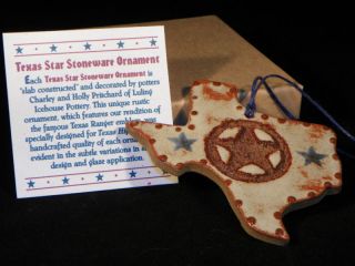 Luling Icehouse Pottery Texas Star Stoneware