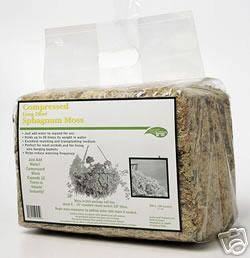 Luster Leaf 1487 800 G Mini Bale Compressed Long Fiber Sphagnum Moss