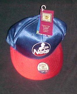 NEW JERSEY NETS HARDWOOD CLASSICS HAT FITTED SIZE LARGE NEW WITH TAGS