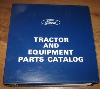 Ford 340 340A 340B 540 540A 540B 445 545 555A Tractor Parts Catalog in