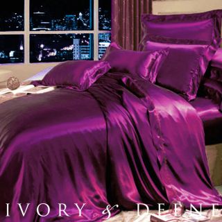 Satin Queen Size DOONA Quilt Cover Luxury Hotel Bed Linen Set