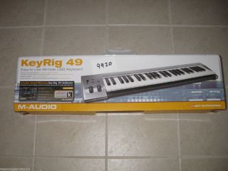 Audio Keyrig 49 Easy to Use 49 Note USB Keyboard Controller New