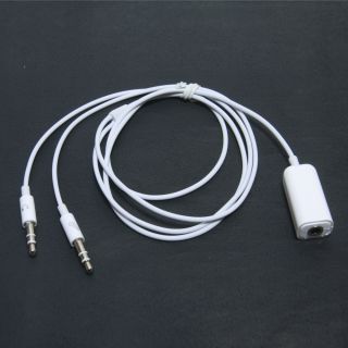 to 3 5mm Microphone Headphone Adapter for Skype PC Laptop Mac