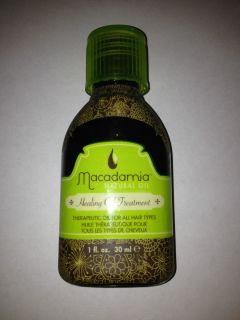 New Macadamia Natural Oil Healing Oil Treatment 1oz 30ml Travel Size