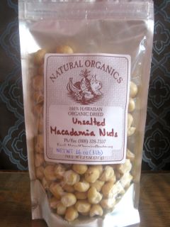 Macadamia Nuts 100 Estate Kona Hawaii Grown Organic Raw Dried Unsalted