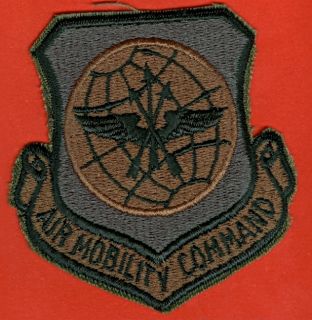 USAF U s Air Force Subdued Air Mobility Command Squadron Patch