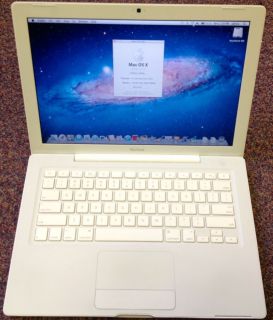 Apple MacBook Laptop Core 2 Duo 2 2 GHz 13 White MB062LL B Upgraded