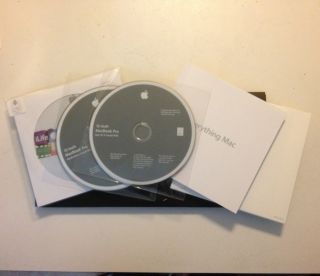 Mac OS x Install DVD and Applications