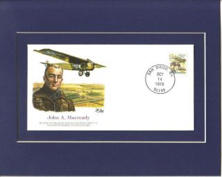 John A Macready Mackay Trophy Fokker T 2 Commemorative Postal Cover