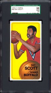 1970 71 Topps 48 Ray Scott SGC 98 Gem Mint