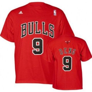 Chicago Bulls Luol Deng Jersey Red T Shirt Sz Large