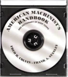 American Machinists Handbook Colvin and Stanley on CD