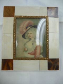 Miniature Portrait of Madame de Pompadour Faux Ivory