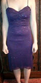 Nikki Mae Sz s Purple Sparkle Formal Cocktail Prom Dress