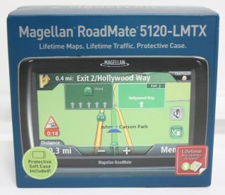 New Magellan Roadmate 5120 LMTX 5 Screen GPS Navigator Lifetime Maps