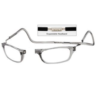 Clic 1 5 Diopter Magnetic Reading Glasses Expandable Smoke